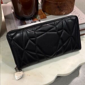 Tiffany’s Black Quilted Leather Wallet